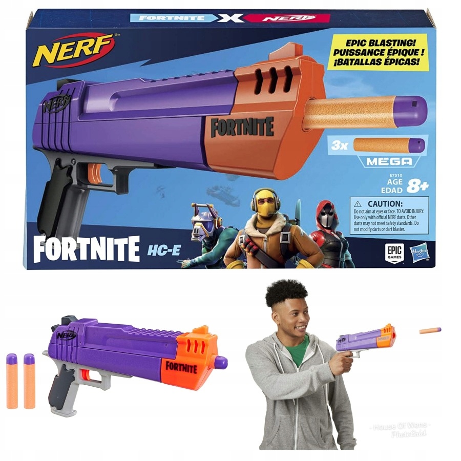 

Pistolet Nerf Fortnite Hc-e Desert Eagle
