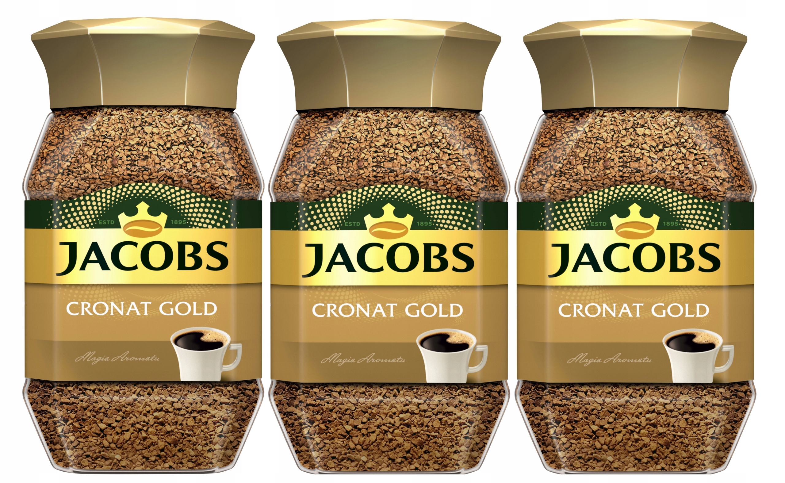 Jacobs Cronat Gold Kawa rozpuszczalna 3x200g