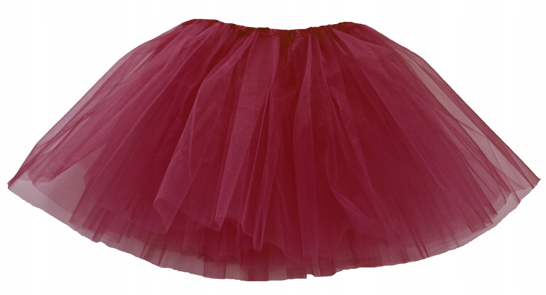 SPÓDNICZKA TIULOWA SPÓDNICA TUTU 30 cm BORDO