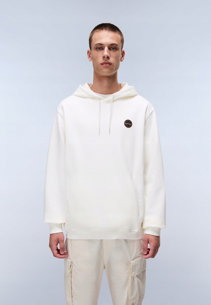 Napapijri Pánská Mikina Badge NA891L White Heron L