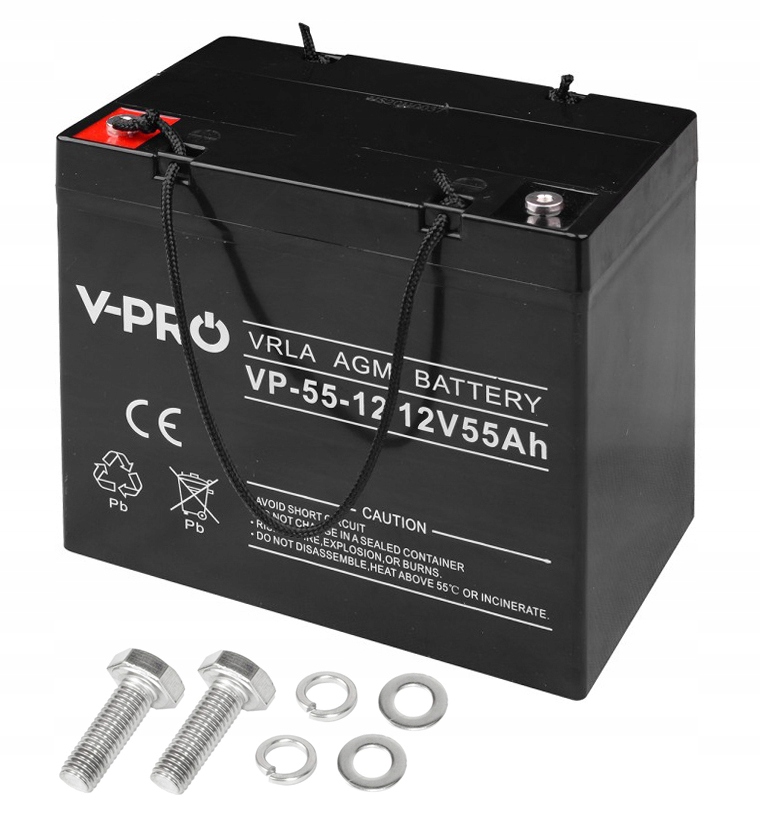 

Akumulator Bezobsług. Volt Vpro Vrla Agm 12V 55Ah