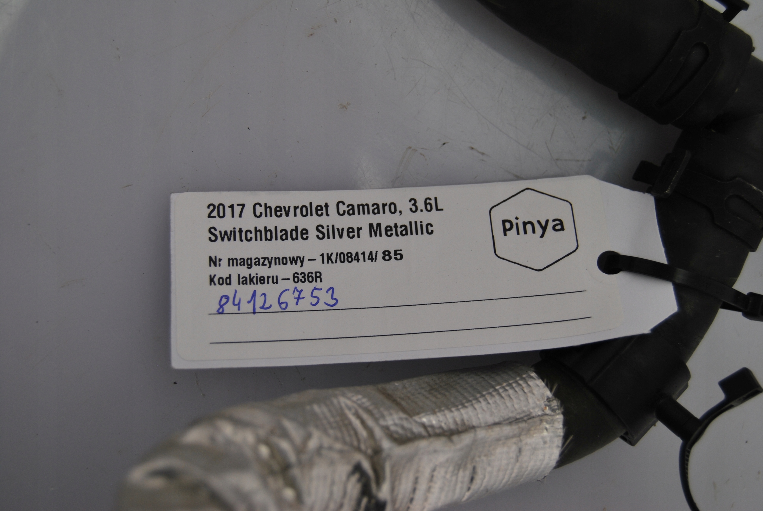 prijenos cijev vode Chevrolet Camaro 3.6L 2016+