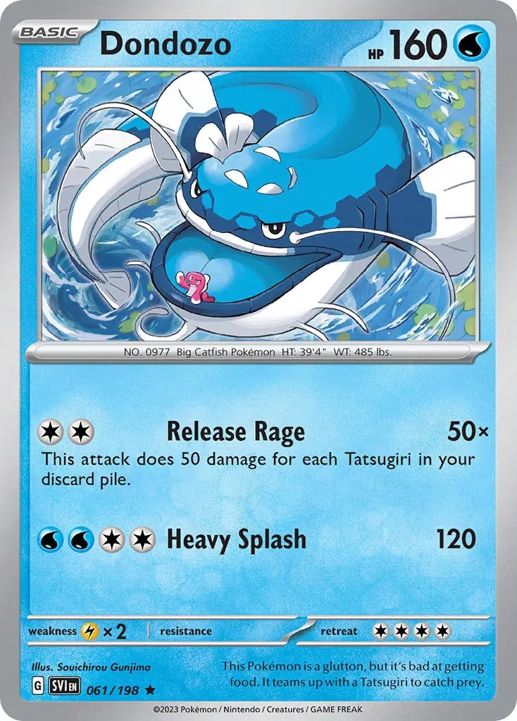 Oryginalna Karta Pokemon Dondozo (svi 061)