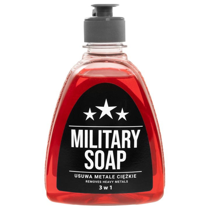 Mydło 3w1 Military Soap 300ml Do Usuwania Metali Ciężkich Strzelnica