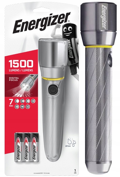 Фонарик Energizer Metal VISION HD ULTRA 1500LM 6AA
