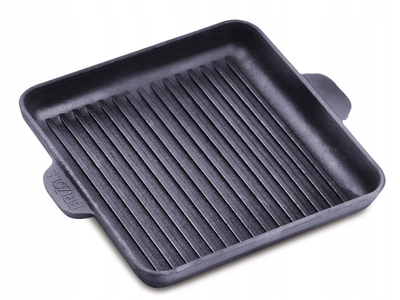 

Żeliwna patelnia do steków kwadr. grill 180x180x25