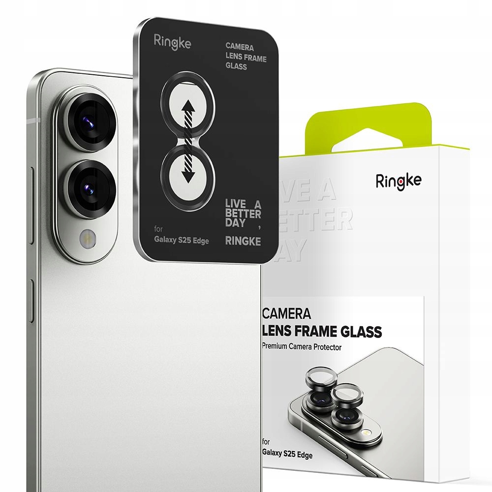 Osłona aparatu do Samsung S25 Edge Ringke Camera Frame Protector czarna