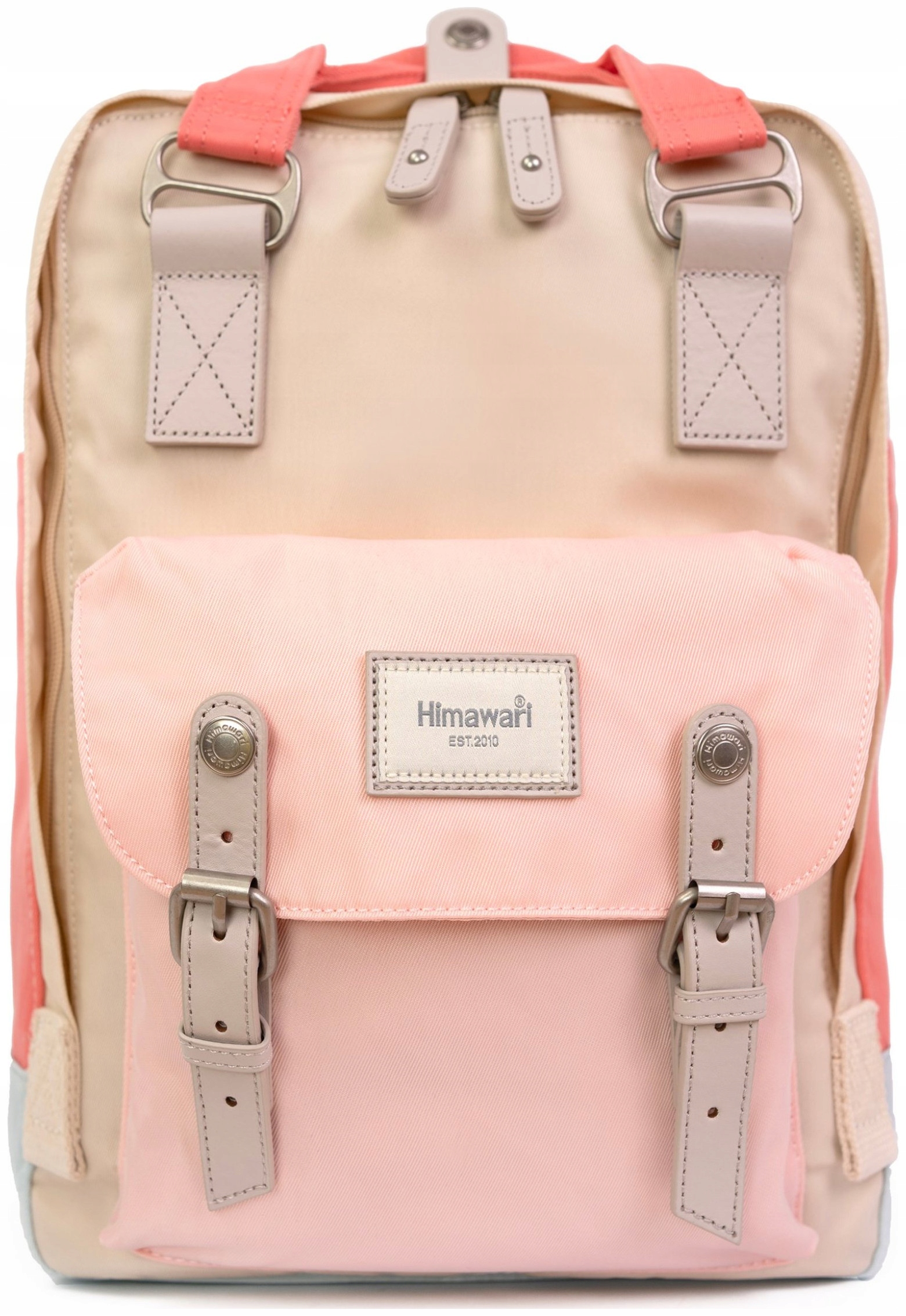 Batoh na notebook Himawari Jolly S – do práce do školy, světle růžový