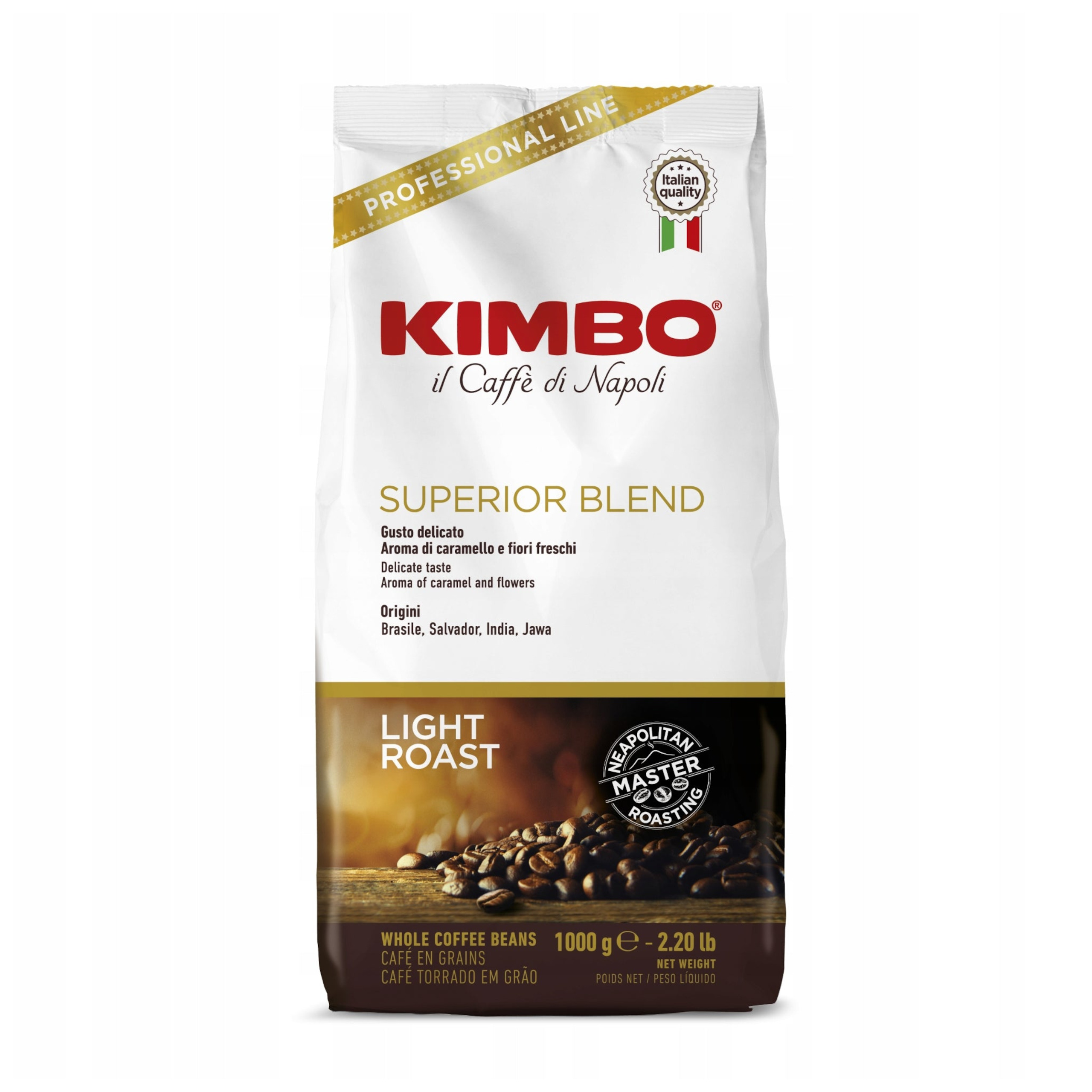 Kawa ziarnista mieszana Kimbo Espresso Bar Superior Blend 1000 g