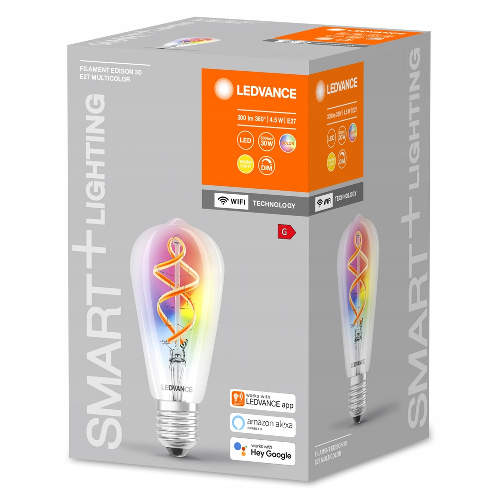 Smart+ WiFi Filament Edison Rgbw 30