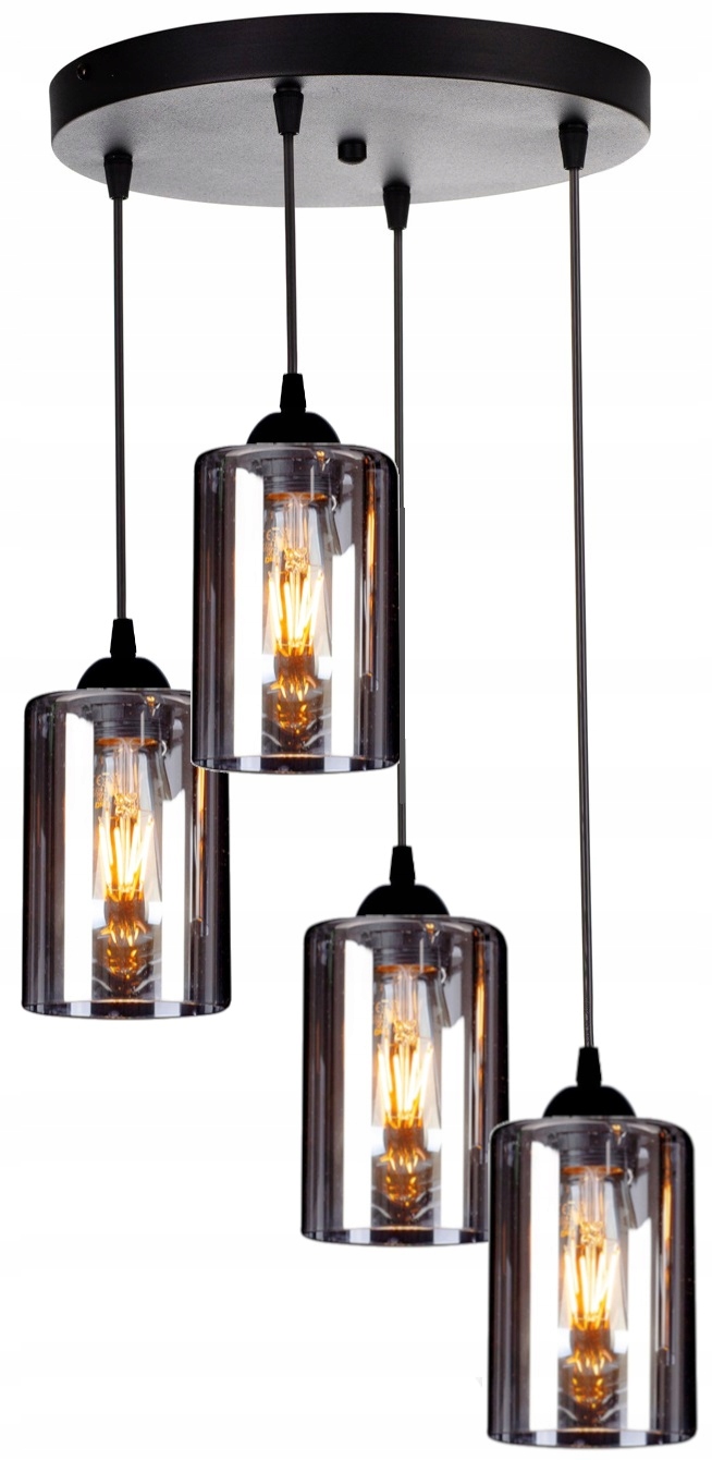 

Lampa Wisząca zwis Plafon Kryształki Żyrandol