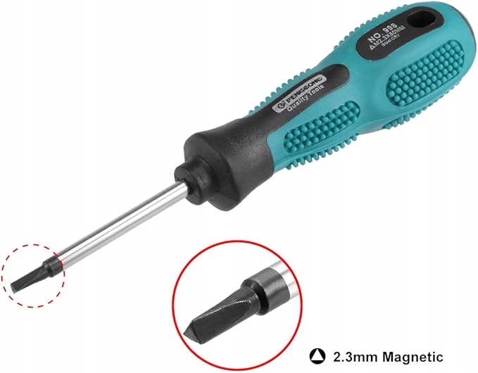 Śrubokręt Wkrętak Magnetyczny Trójkątny 2,3 mmx50 mm Kolor Niebieski+czarny Kod producenta werthj