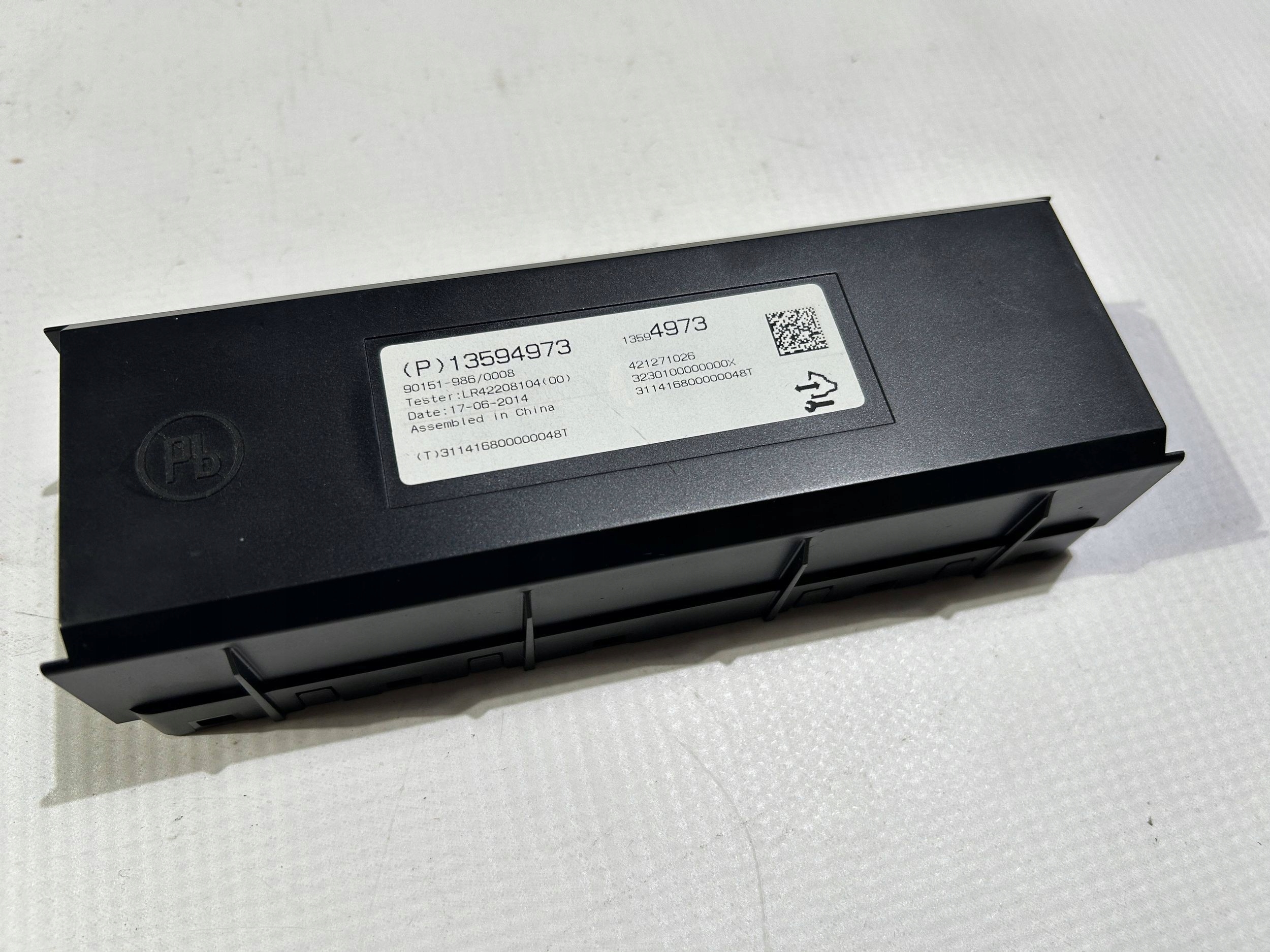 module control unit temperatury of the air conditioning Chevrolet Corvette C7 2014r