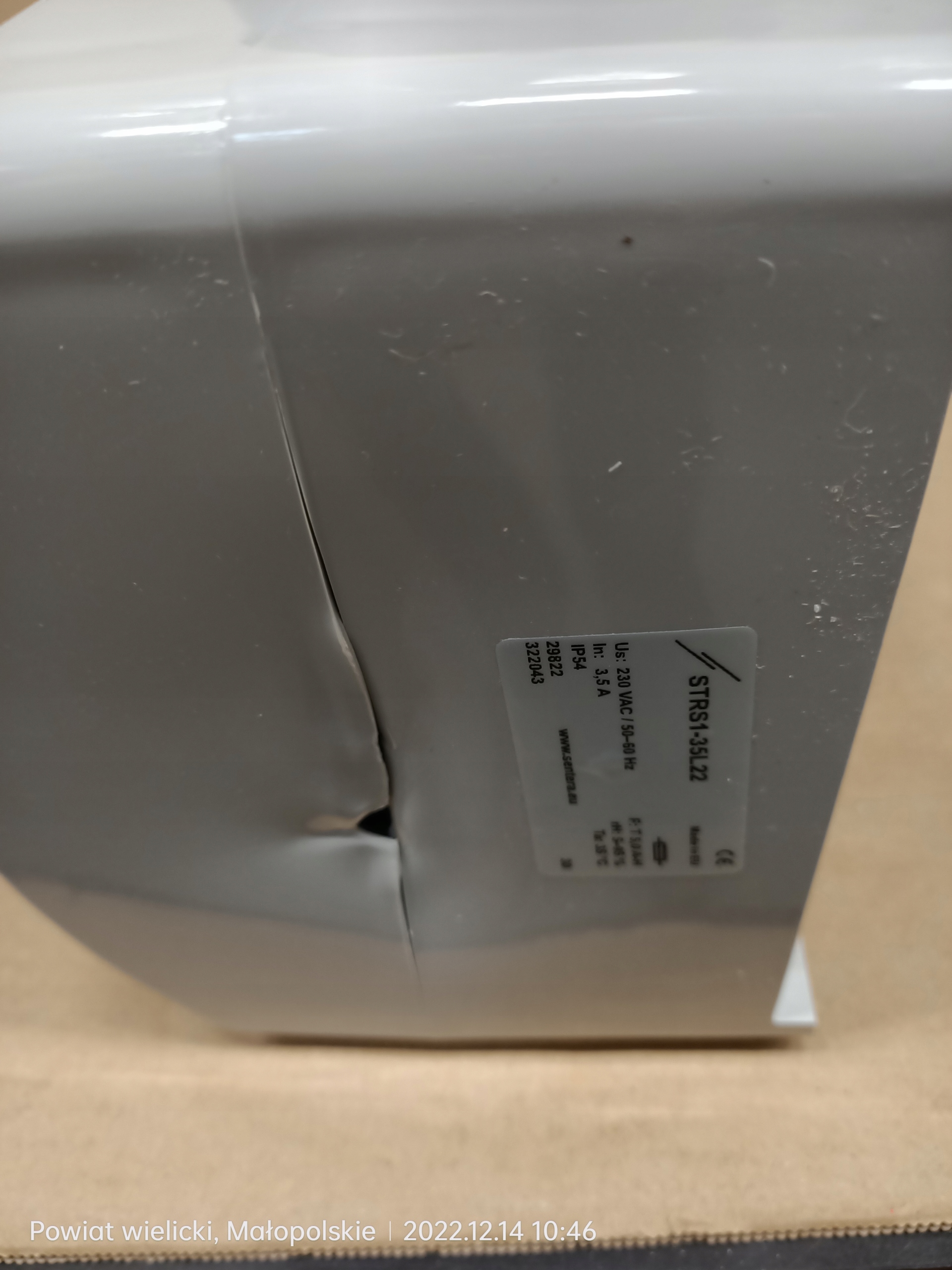 Regulator transformatorowy STRS135L22 3,5A Harmann Rodzaj montażu natynkowy