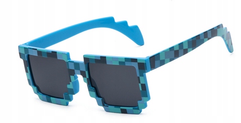 OKULARY PRZECIWSŁONECZNE MINECRAFT PIXEL THUG LIFE Kod producenta creeper1