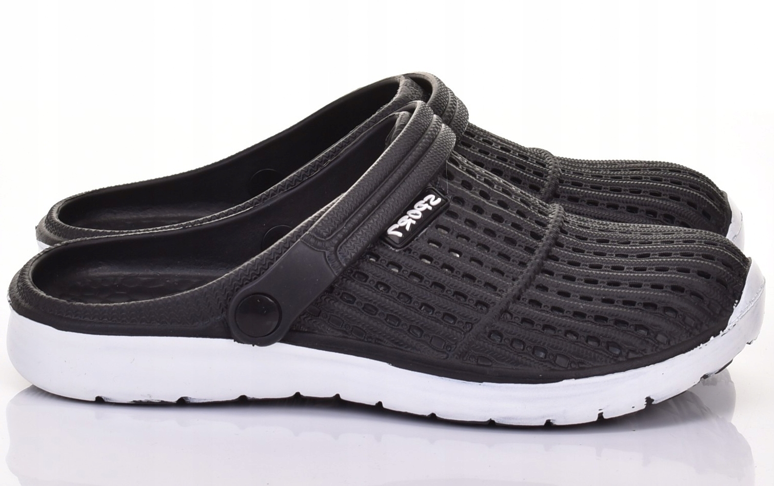 SPORTOWE KLAPKI MĘSKIE BASENOWE NA PLAŻĘ LATO LEKKIE Z PIANKI