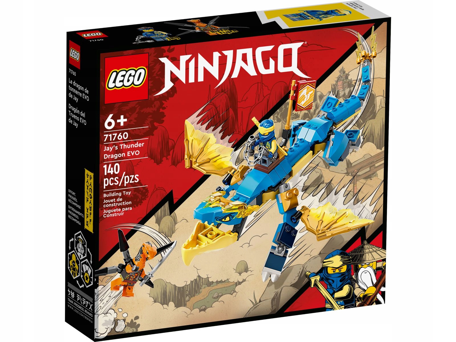 Lego 71760 Ninjago Smok gromu Jaya Evo