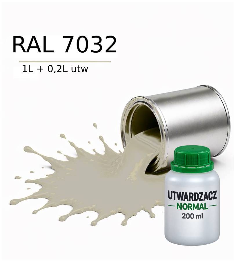 Valspar Ral 7032 Barva Dtm Základní Nátěr Polyuretanová 2K Polomat 1L Utw. 0