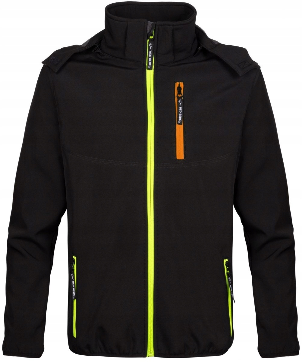 Softshell pánská pracovní bunda Voděodolná pánská s kapucí Redberg