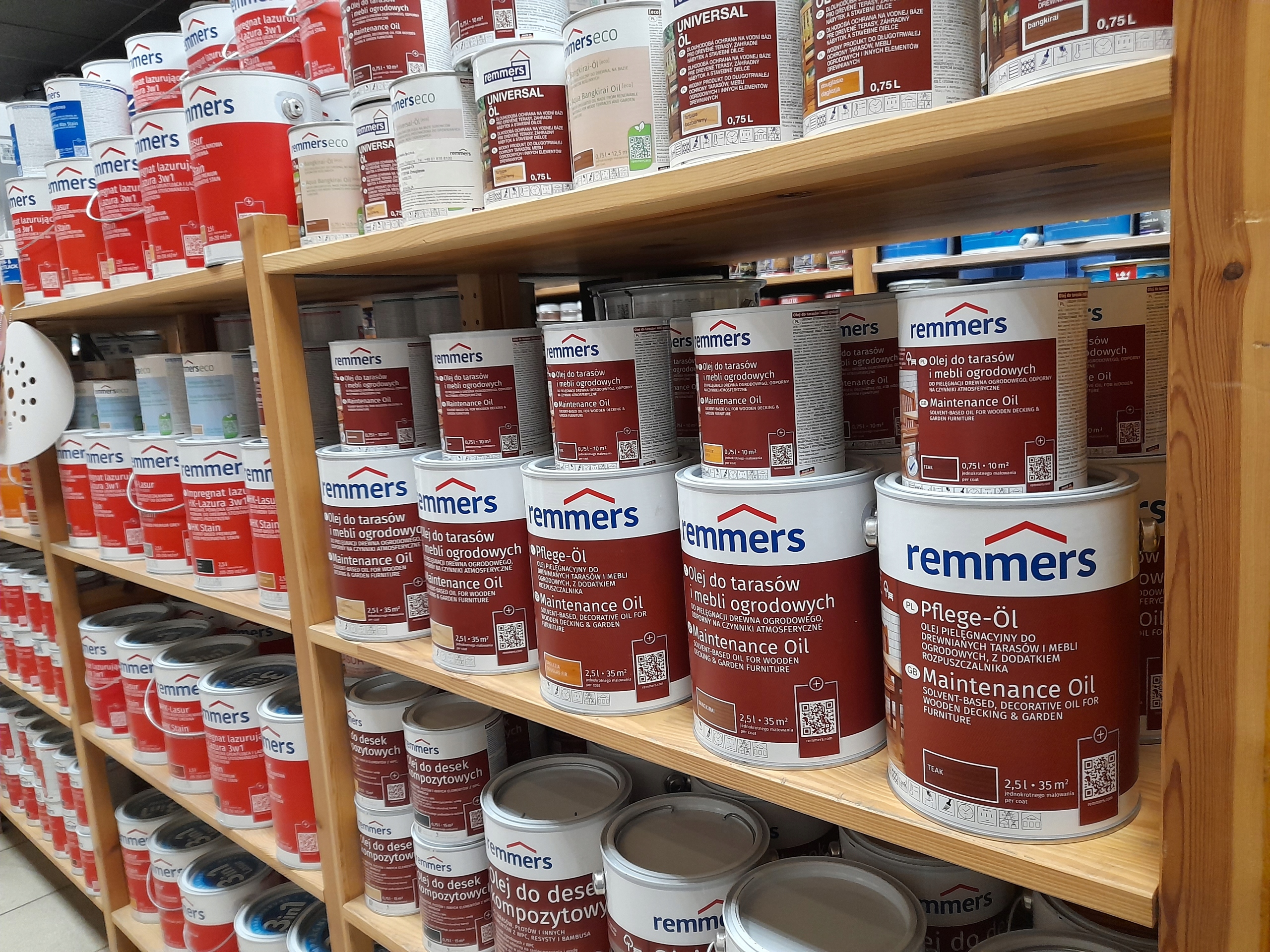 REMMERS PFLEGE OIL 5l TEAK OLEJ DO TARASÓW Marka Remmers