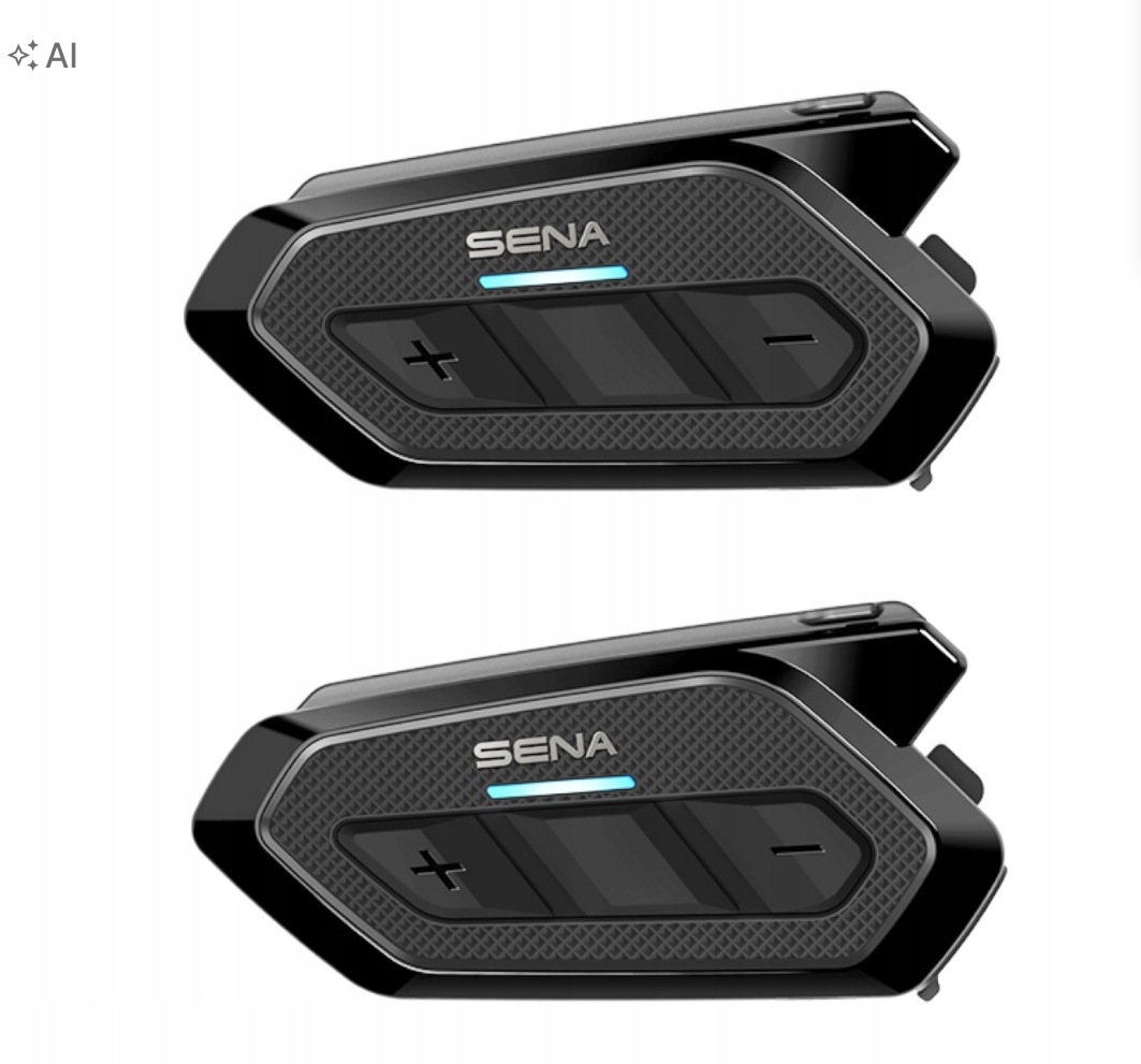 2x Sena interkom motocyklowy Spider RT1 Mesh do 2000m Zestaw na 2 kaski