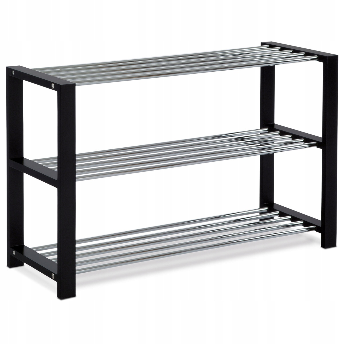 Botník trojúrovňový Autronic 83168-12 Bk, 80cm