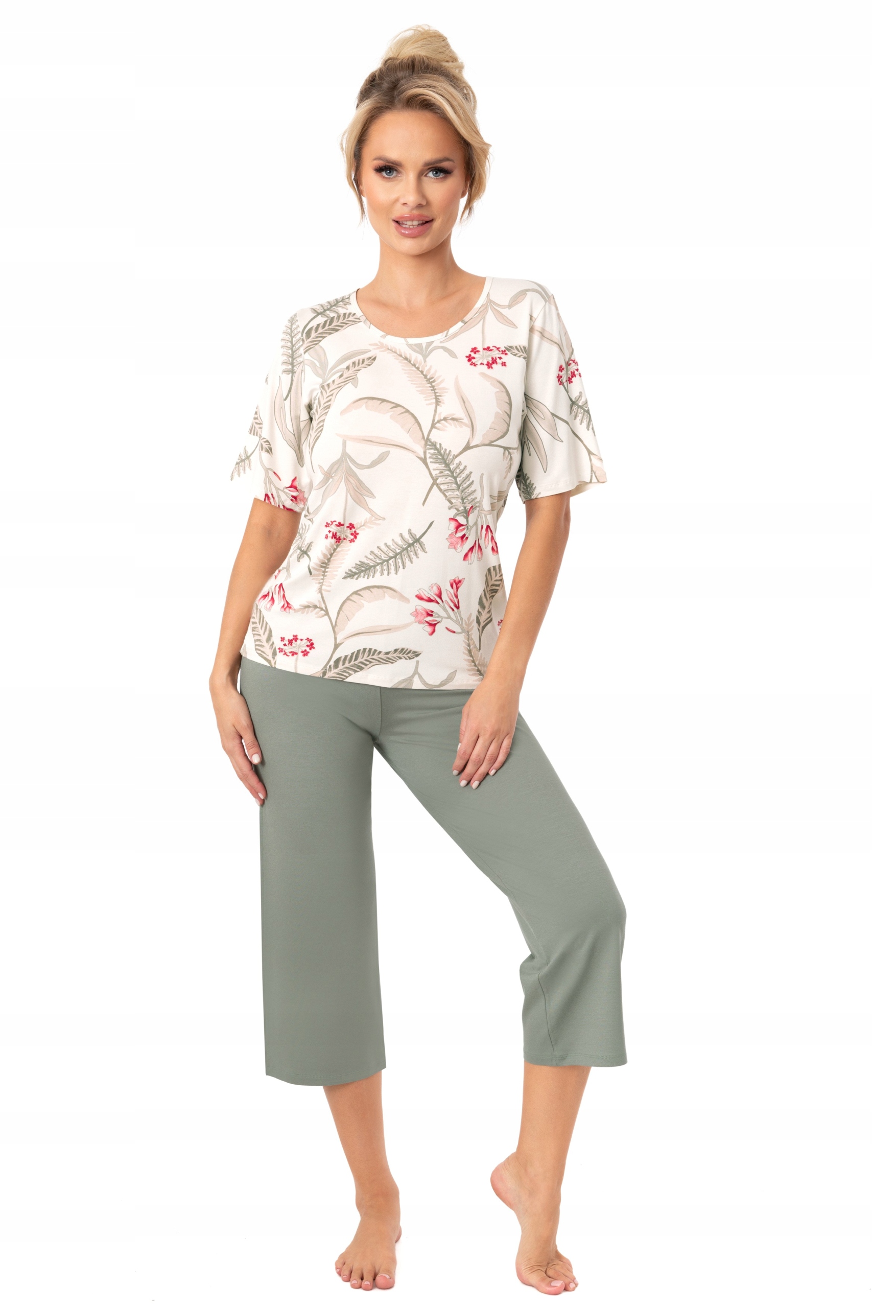 Dámské Pyžamo Michelle 3/4 XXL ecru/béžová