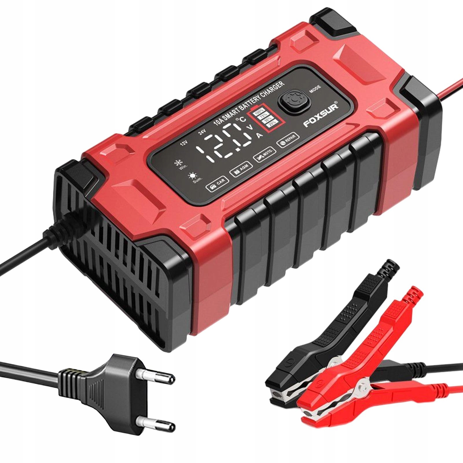 Ładowarka samochodowa 8 A. Konserwator akumulatora