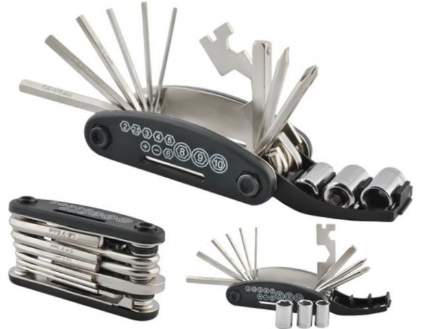 

Klucz Rowerowy Uniwersalny Multitool Zestaw 16w1