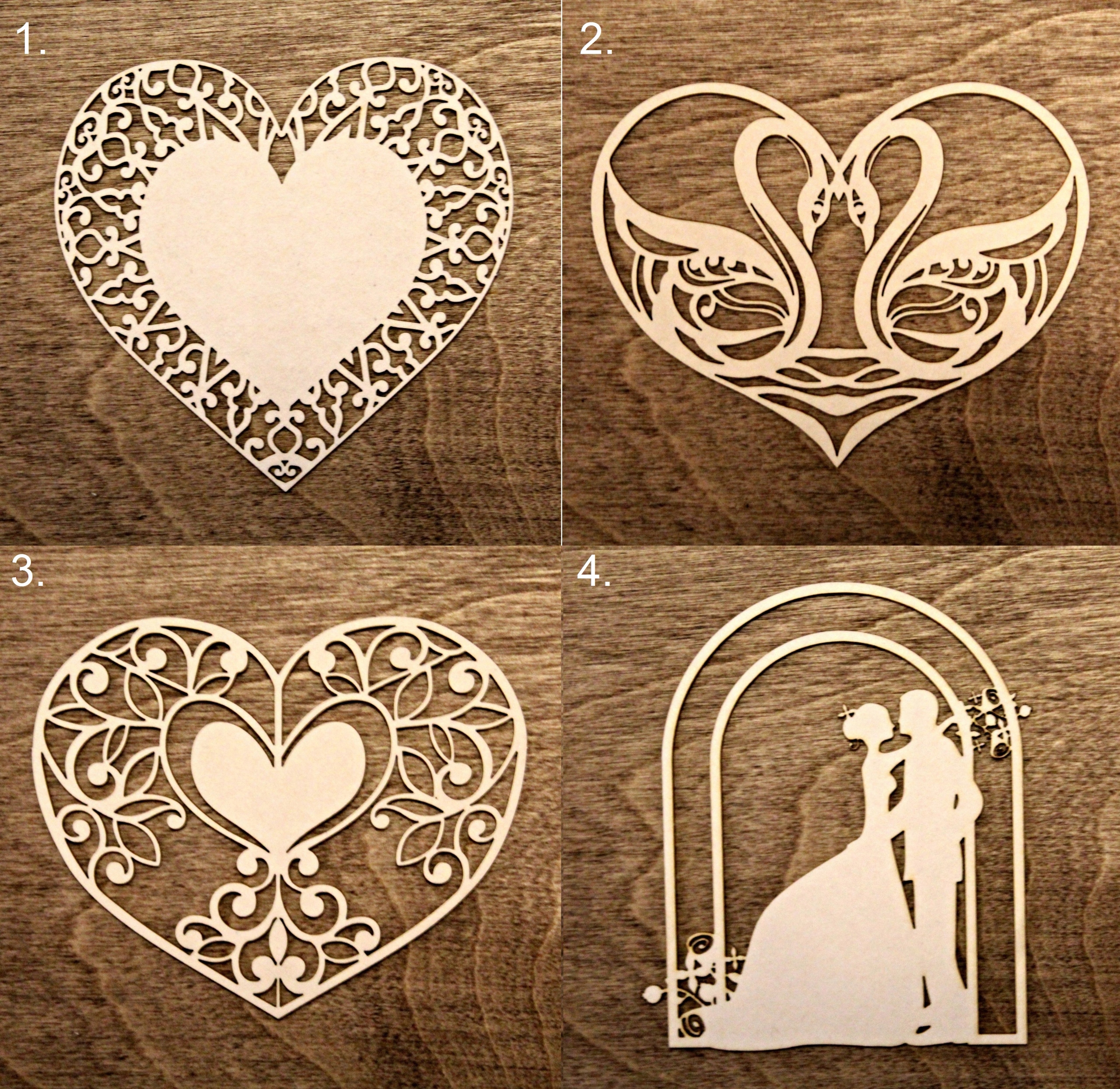 Pudełko na obrączki rustykalne z imionami i mchem Kolor dominujący beże i brązy