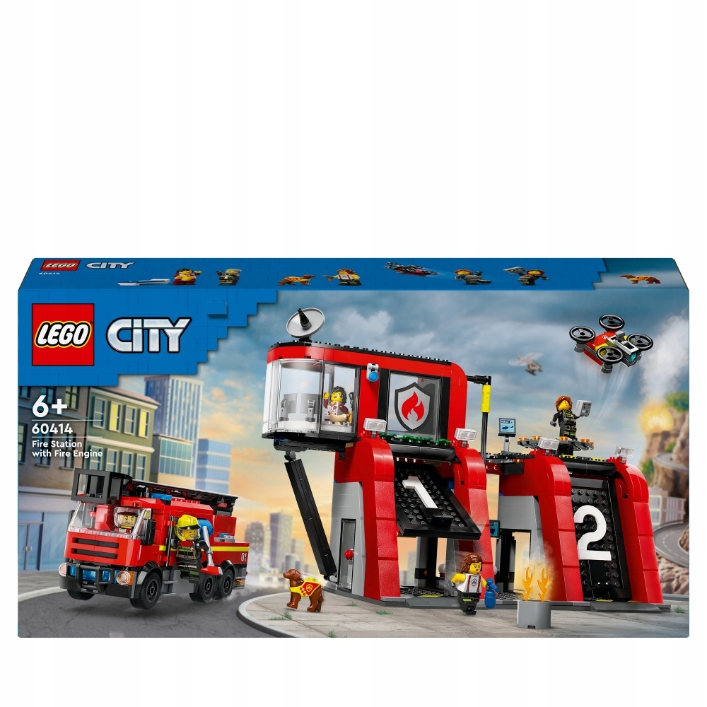 Lego City Hasičská stanice s vozem 60414