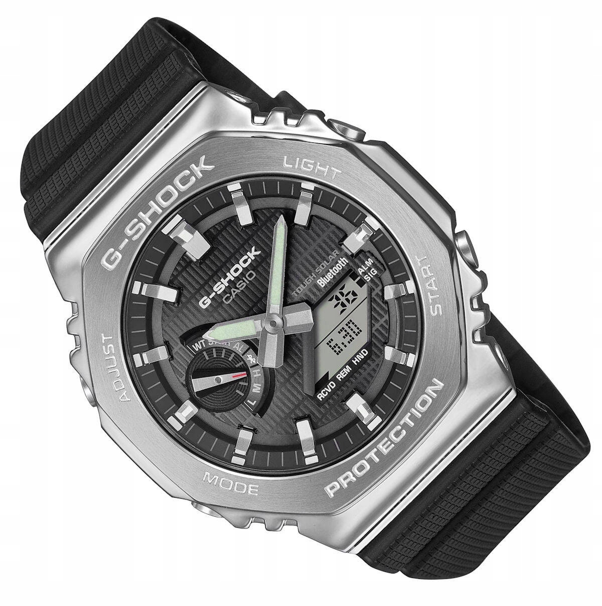 Hodinky Casio G-shock G-steel Bluetooth Solární Baterie GBM-2100 -1AER