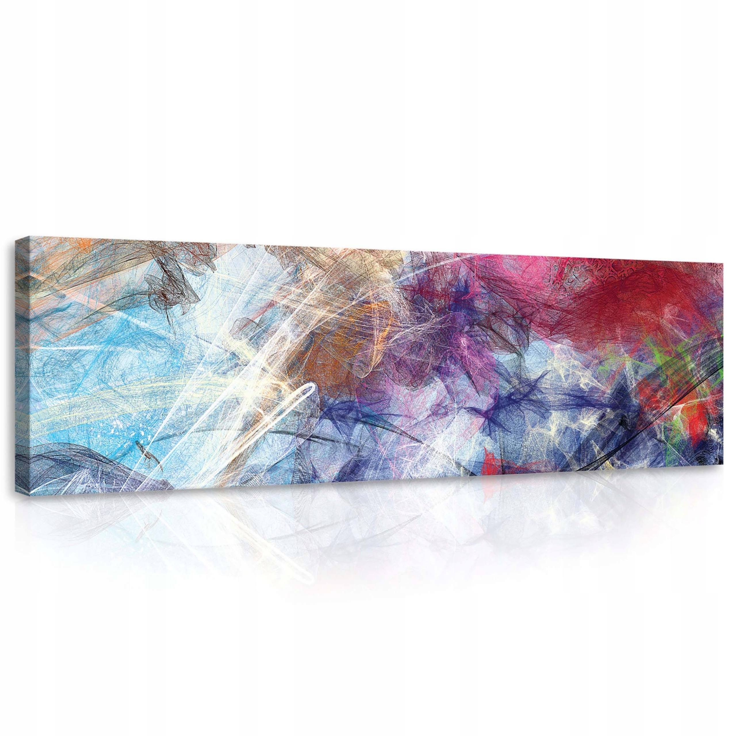 Obraz 145x45 Abstraktní energie do kabinetu ve stylu loftu a minimalismu