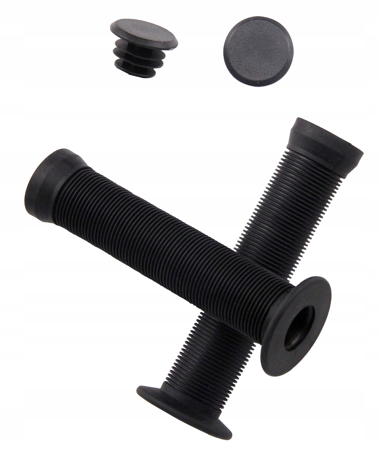 Chwyty Rączki Rowerowe 145mm Czarne