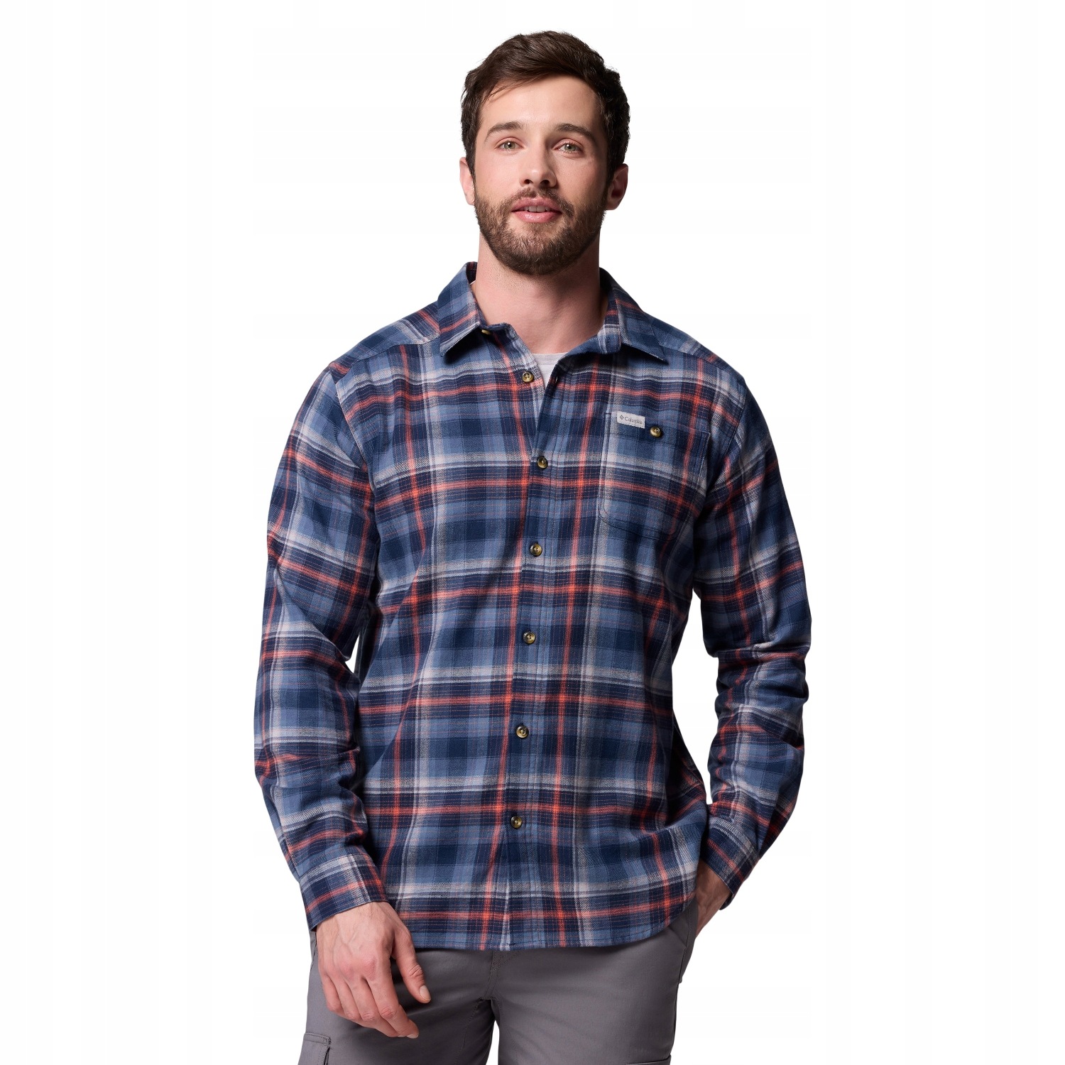 Męska koszula flanelowa Columbia Cornell Woods Flannel collegiate navy S