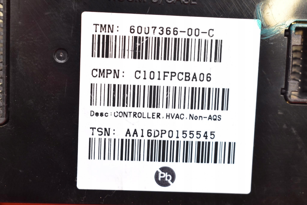 control unit module of the air conditioning 6007366-00-C TESLA MODEL X 90D 15-21