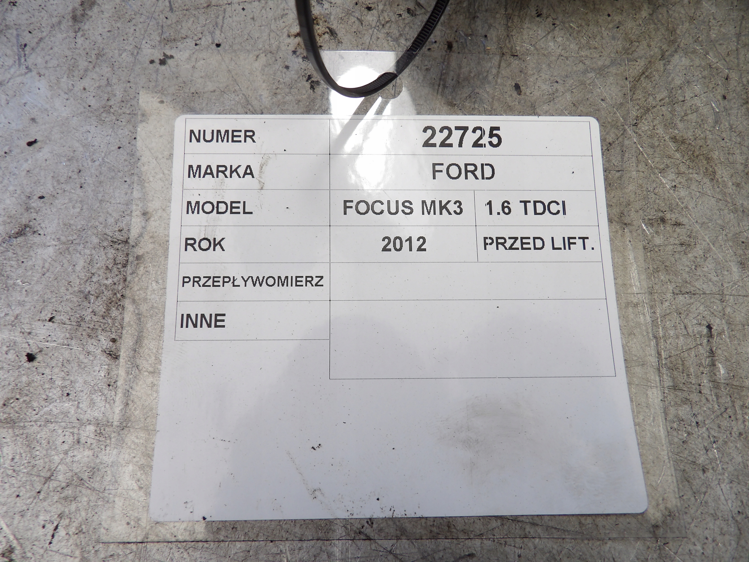 Ford Focus MK3 Débimètre AV61-9C623-CB