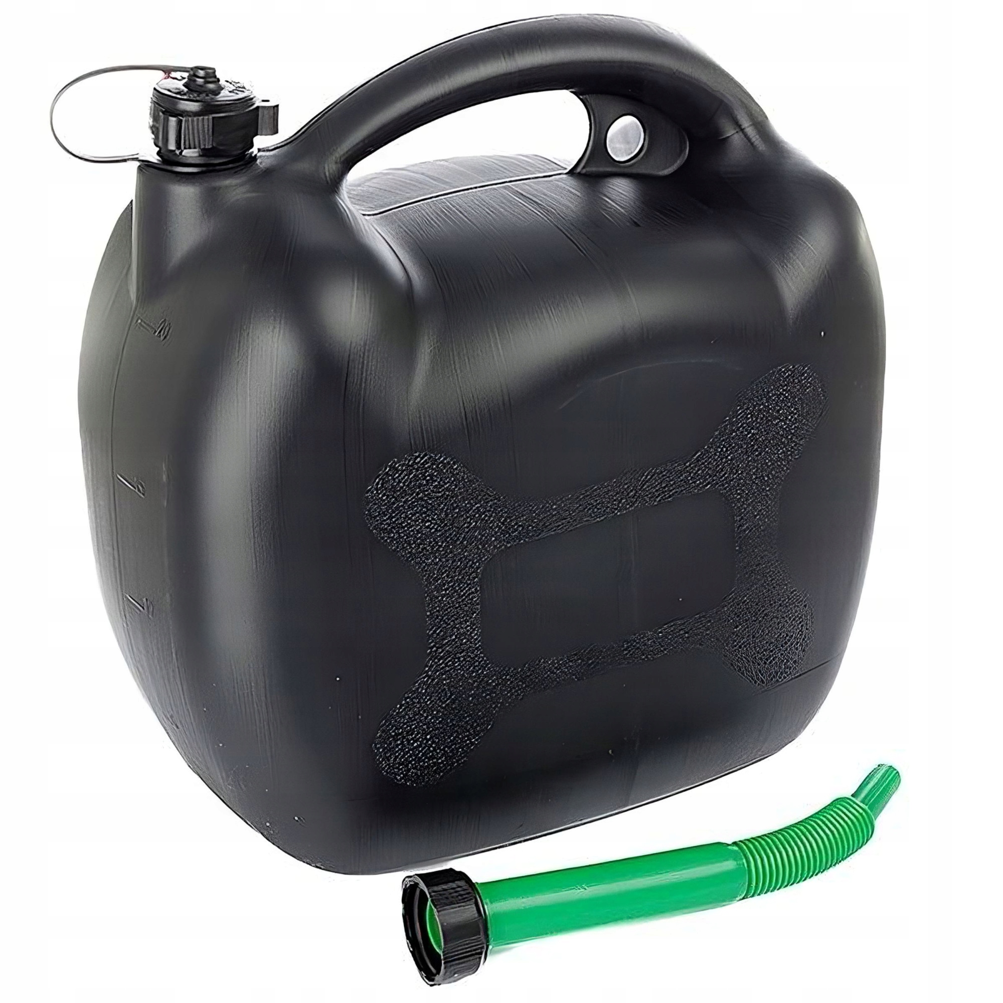 KANISTER PLASTIKOWY 20l NA PALIWO BENZYNE ROPĘ DO BAGAŻNIKA Z LEJKIEM BAŃKA EAN (GTIN) 5903140635826