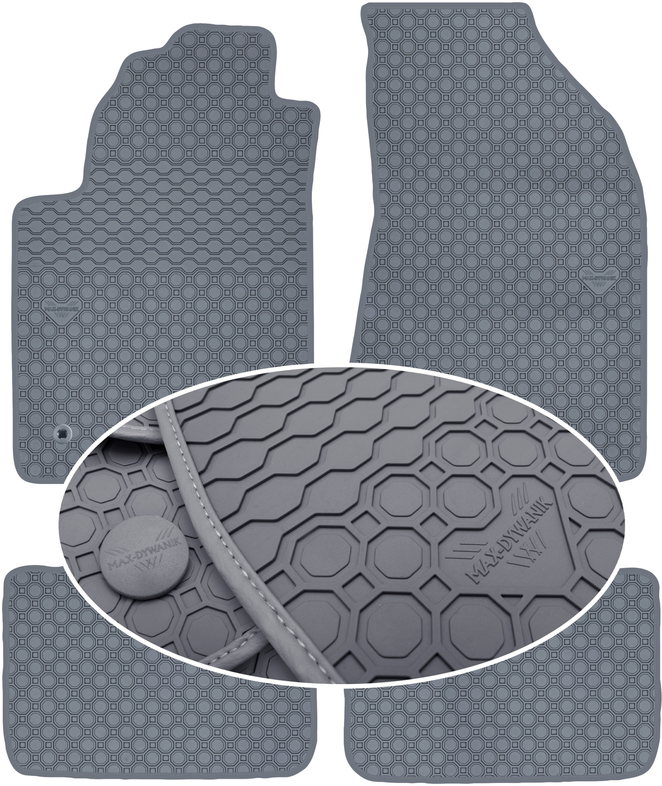 Fiat Bravo II 2007-2014 Koberce Šedé