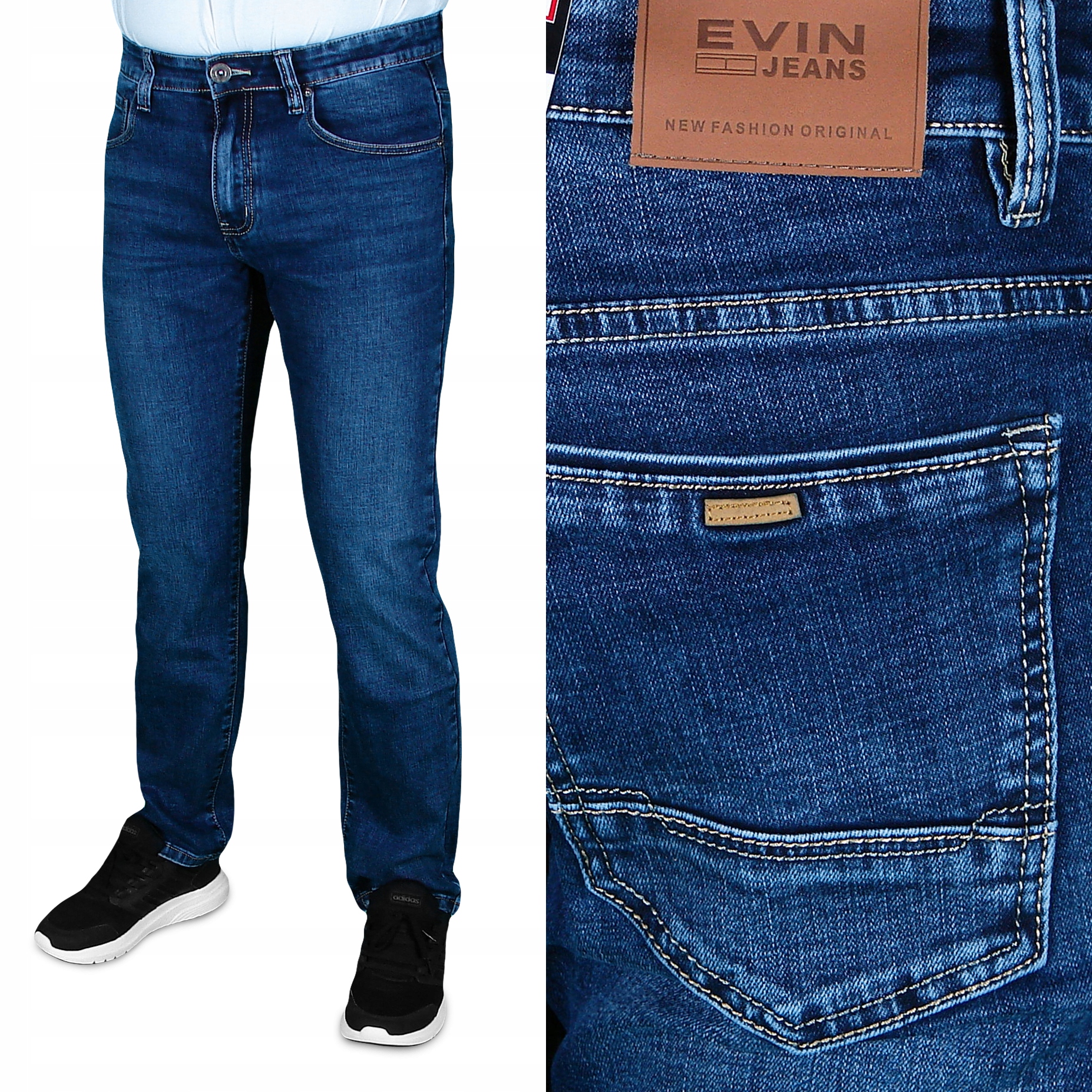 

Spodnie Męskie Jeansowe W 39 L 34 W102 -104 cm