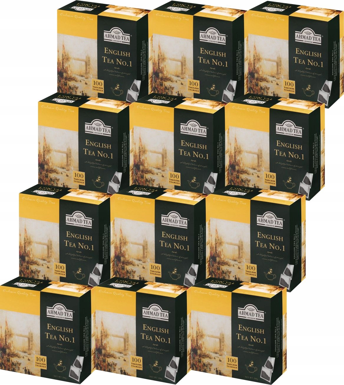 (x12) Ahmad Herbata Ekspres No.1 Bez Zawieszki 100tb