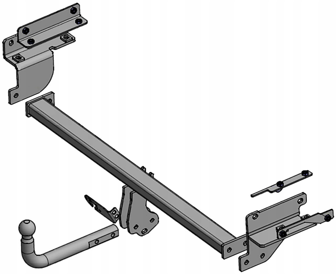HAK HOLOWNICZY Nissan Qashqai II J11 QASHQAI 1 J10 NJ10 Stan opakowania zastępcze