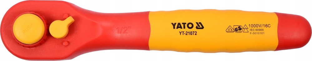 YATO IZOLOWANA GRZECHOTKA 1 2 250MM VDE YT 21072 Producent code YT 21072