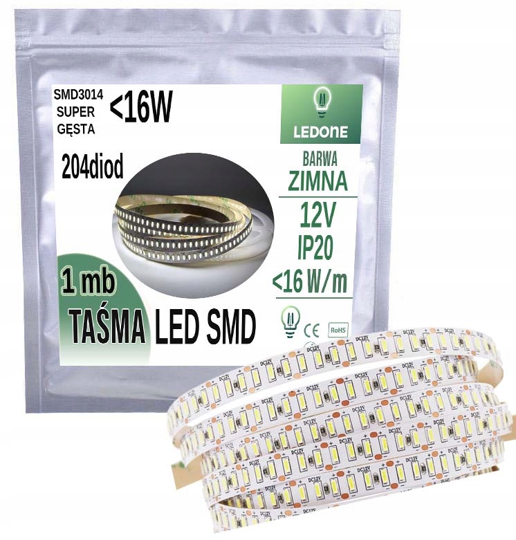 

Gęsta Taśma Led Premium 3014 IP20 1020d 1mb