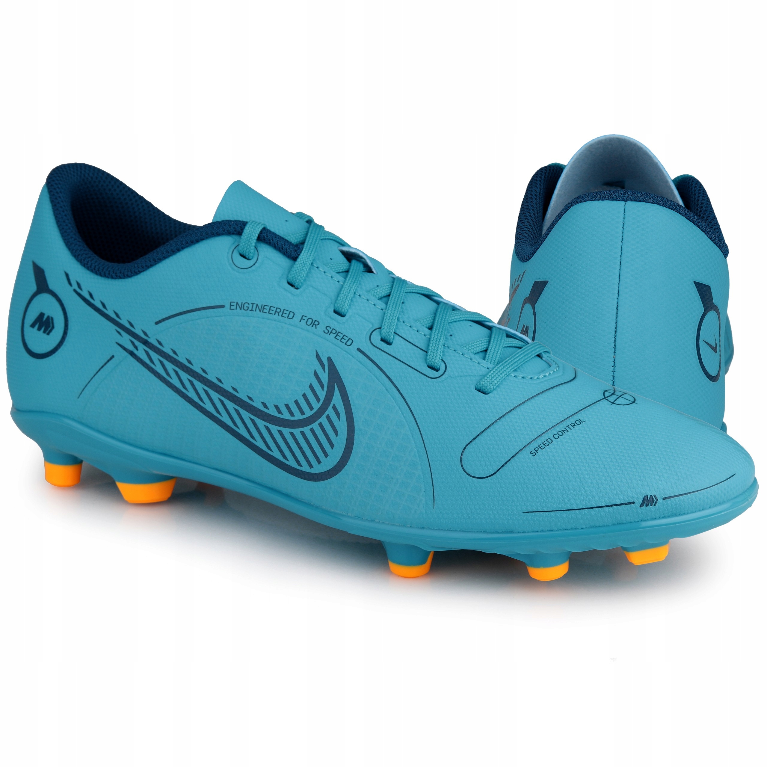 Boty korkové Nike Vapor 14 Club Fg/mg Chlorine Blue/laser Orange DJ2903 484