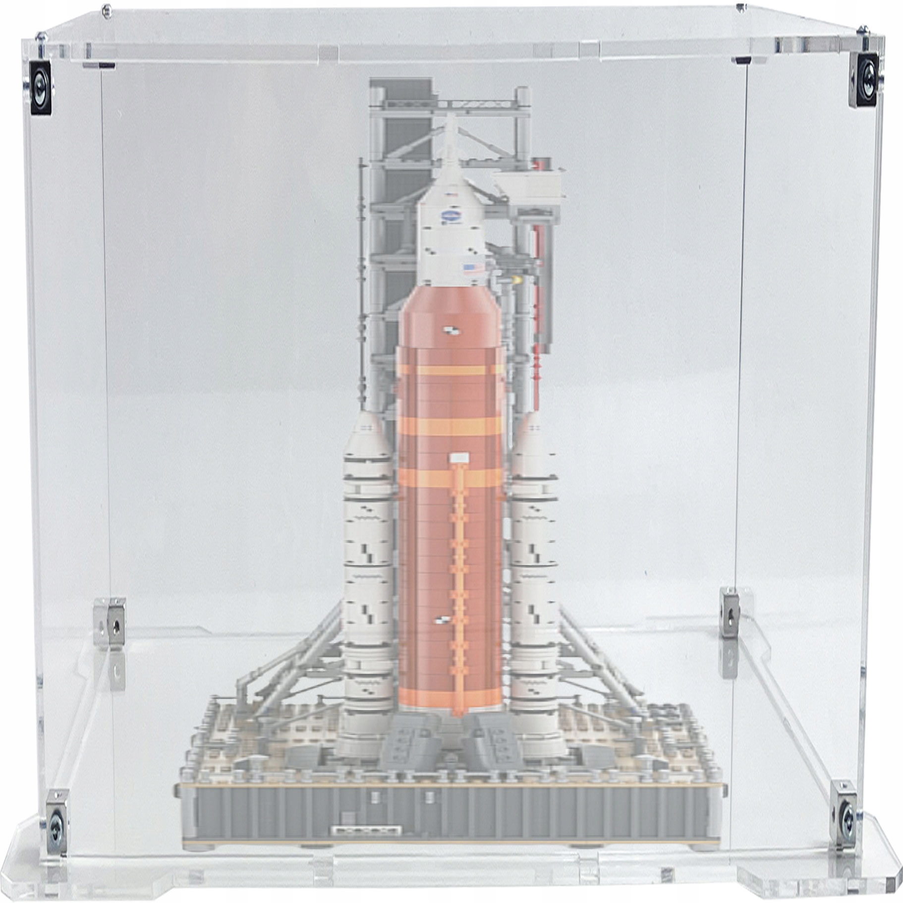 Vitrína s podstavcem pro sadu Lego 10341 Icons Raketa Sls Nasa Artemis