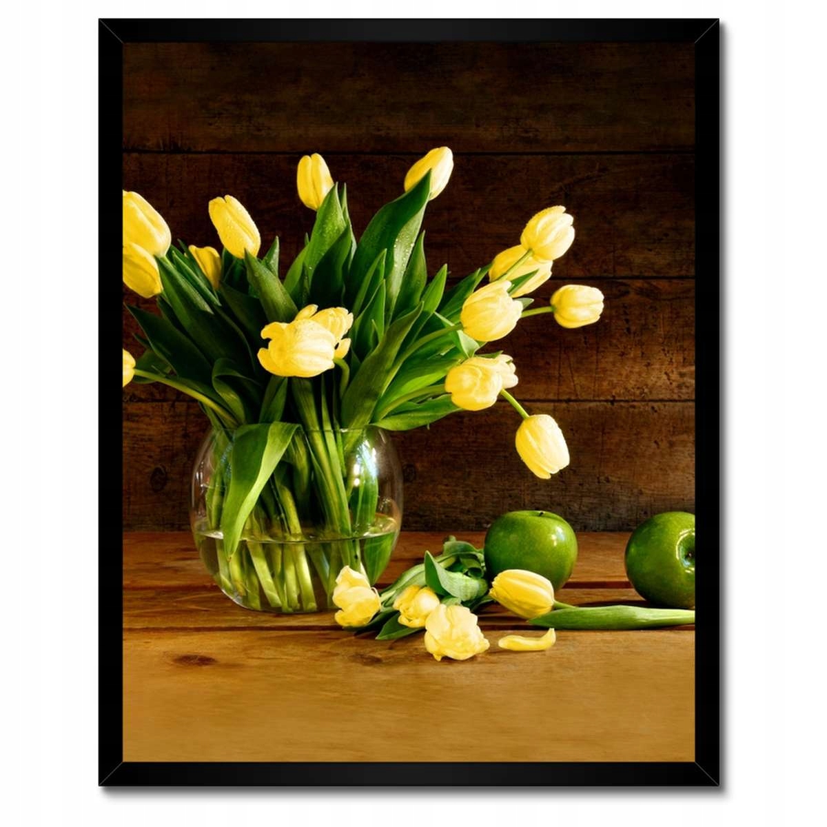 Plakáty v rámu 40x50 Žluté tulipány