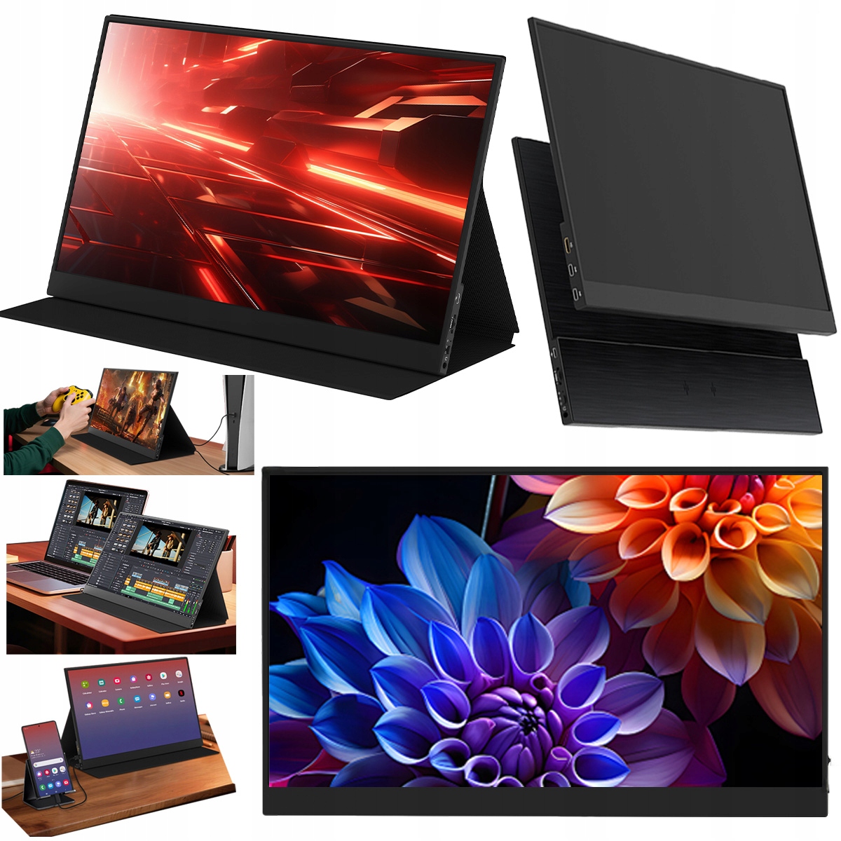 Prenosný monitor Pre Notebook Telefonu 16,1" 1920*1080P Fhd Zeuslap P16A