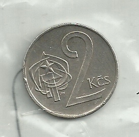 Moneta 2 korony Czechoslowacja 1981