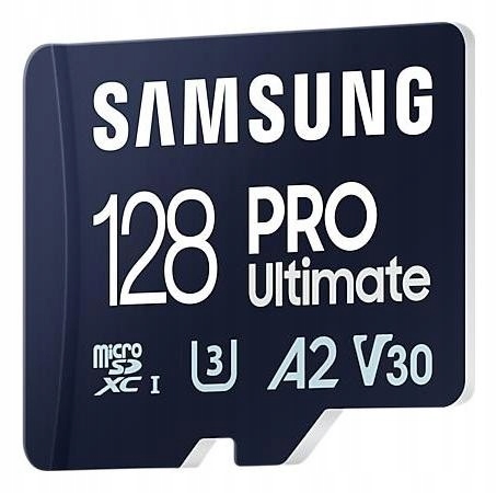 Samsung Ultimate microSDXC 128GB UHS-I U3 [Zapis 130MB/s Odczyt 200MB/s] Kod producenta MB-MY128SA/WW